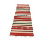 Indian Kilim traversă 60x240 covor bumbac subțire