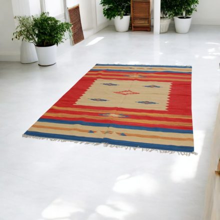 Covor Chilim indian 170x240 covor Kilim modern din bumbac