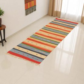 Indian Kilim traversă 60x200 covor Chilim modern