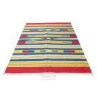 Covor Chilim Indian 120x180 covor kilim modern din bumbac