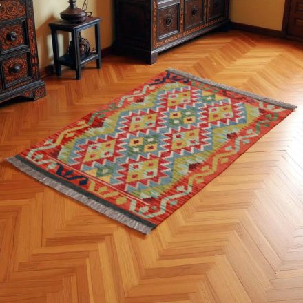 Covor kilim Chobi 84x118 kilim din lână țesut manual