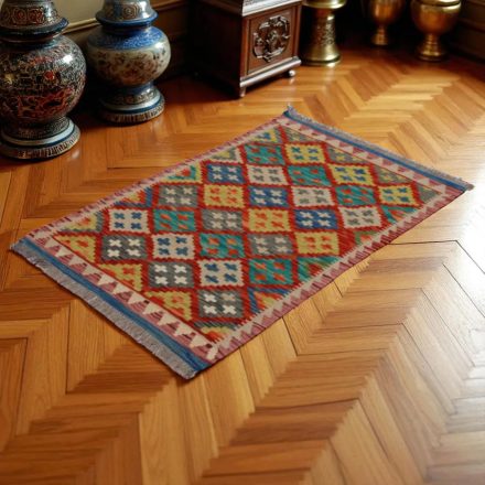 Covor kilim Chobi 84x124 kilim din lână țesut manual