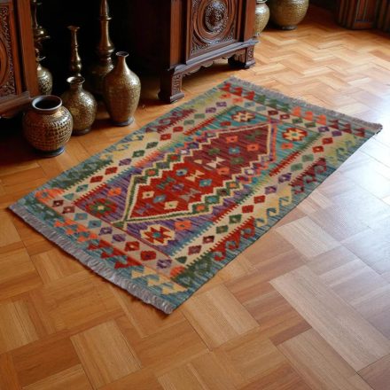 Covor kilim Chobi 83x129 kilim din lână țesut manual