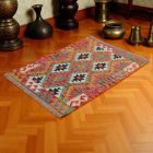 Covor kilim Chobi 87x120 kilim din lână țesut manual