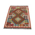 Covor kilim Chobi 81x126 kilim din lână țesut manual