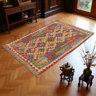 Covor kilim Chobi 150x100 kilim din lână țesut manual