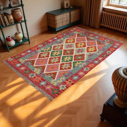 Covor kilim Chobi 152x99 kilim din lână țesut manual