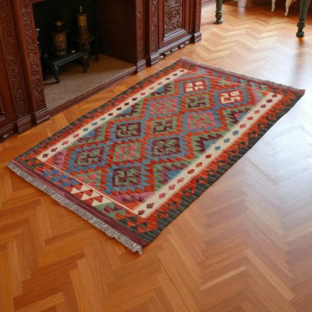 Covor kilim Chobi 155x99 kilim din lână țesut manual