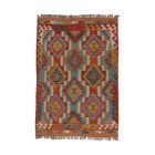 Covor kilim Chobi 156x108 kilim din lână țesut manual