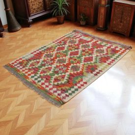 Covor kilim Chobi 144x110 kilim din lână țesut manual