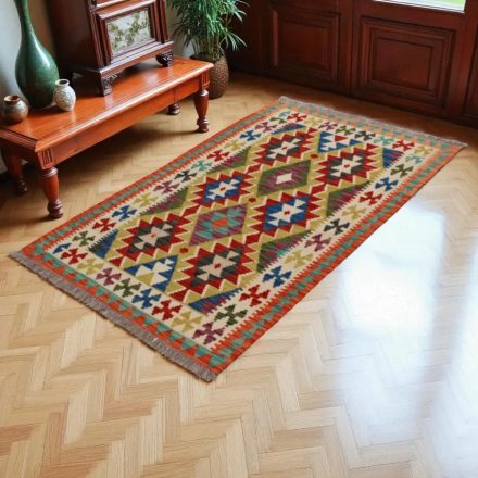 Covor kilim Chobi 152x98 kilim din lână țesut manual