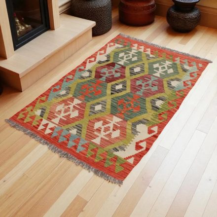 Covor kilim Chobi 153x98 kilim din lână țesut manual