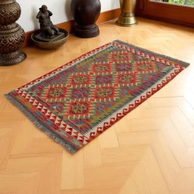 Covor kilim Chobi 149x100 kilim din lână țesut manual