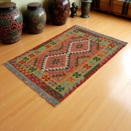 Covor kilim Chobi 144x98 kilim din lână țesut manual