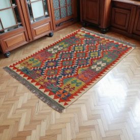 Covor kilim Chobi 152x100 kilim din lână țesut manual