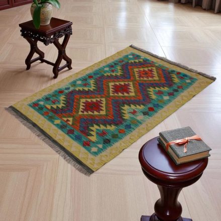 Covor kilim Chobi 144x97 kilim din lână țesut manual
