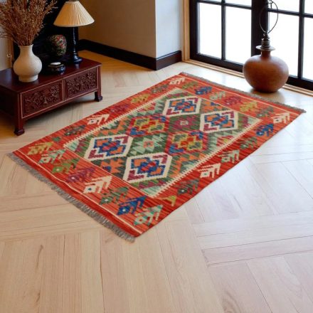 Covor kilim Chobi 144x97 kilim din lână țesut manual