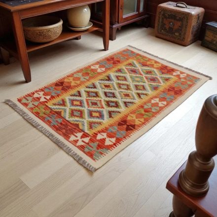Covor kilim Chobi 142x97 kilim din lână țesut manual