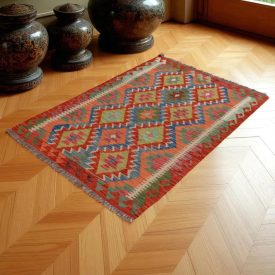 Covor kilim Chobi 152x107 kilim din lână țesut manual