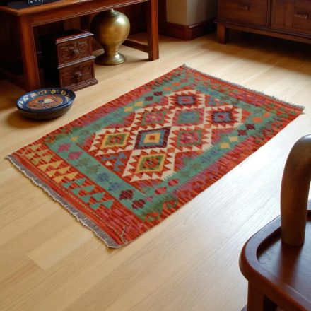 Covor kilim Chobi 144x98 kilim din lână țesut manual