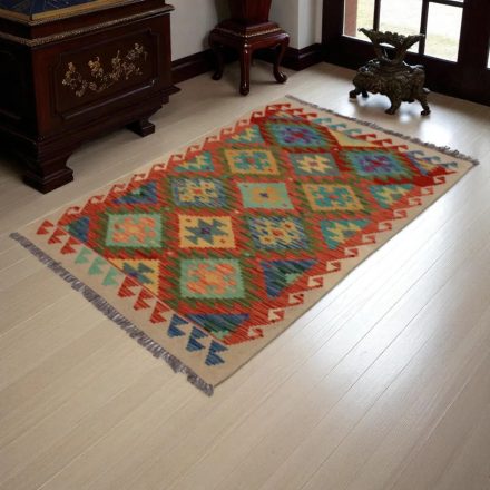 Covor kilim Chobi 140x96 kilim din lână țesut manual