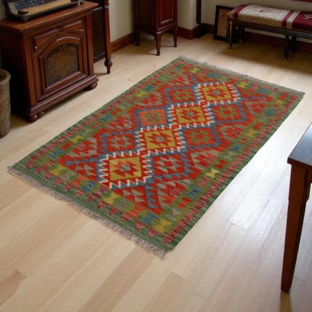 Covor kilim Chobi 154x98 kilim din lână țesut manual