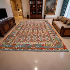 Covor Kilim Afgan Chobi 301x484 Kilim lână țesut manual