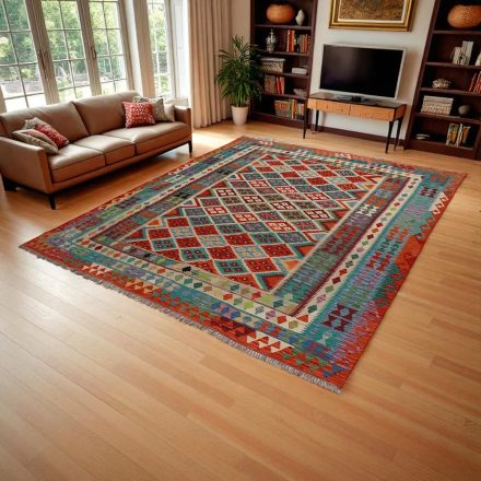 Covor Kilim Afgan Chobi 247x300 Kilim lână țesut manual