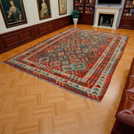Covor Kilim Afgan Chobi 250x344 Kilim lână țesut manual