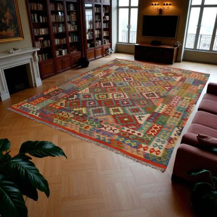Covor Kilim Afgan Chobi 250x341 Kilim lână țesut manual