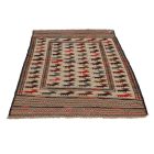 Covor kilim nomadic afgan Adarskan 129x200 covor de perete țesut manual