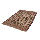 Covor kilim nomadic afgan Adarskan 129x200 covor de perete țesut manual