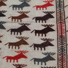 Covor kilim nomadic afgan Adarskan 129x200 covor de perete țesut manual