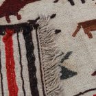 Covor kilim nomadic afgan Adarskan 129x200 covor de perete țesut manual