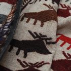 Covor kilim nomadic afgan Adarskan 129x200 covor de perete țesut manual