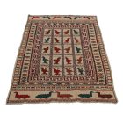 Covor kilim nomadic afgan Adarskan 130x193 covor de perete țesut manual