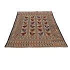 Covor kilim nomadic afgan Adarskan 120x205 covor de perete țesut manual