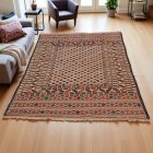 Covor kilim nomadic afgan Adarskan 121x194 covor de perete țesut manual