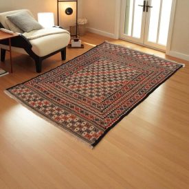   Covor kilim nomadic afgan Adarskan 113x184 covor de perete țesut manual