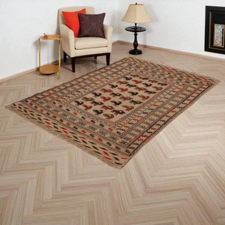 Covor kilim nomadic afgan Adarskan 125x188 covor de perete țesut manual