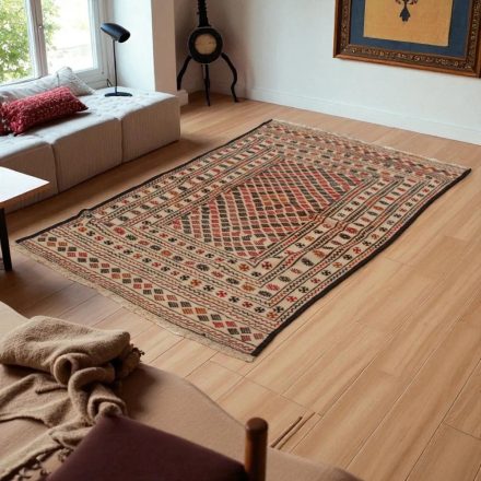 Covor kilim nomadic afgan Adarskan 113x189 covor de perete țesut manual