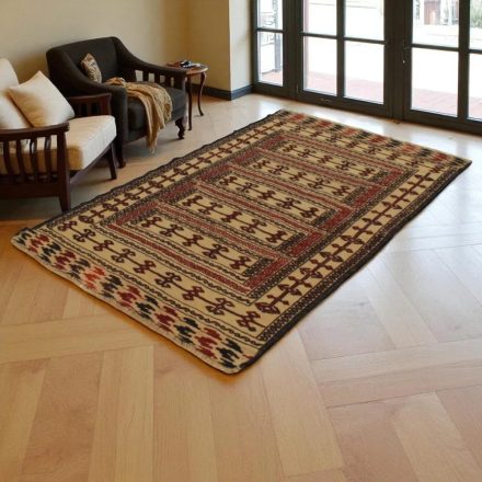 Covor kilim nomadic afgan Adarskan 116x200 covor de perete țesut manual