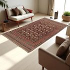 Covor kilim nomadic afgan Adarskan 177x182 covor de perete țesut manual