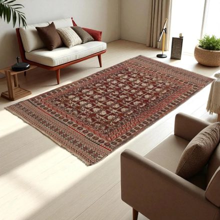 Covor kilim nomadic afgan Adarskan 177x182 covor de perete țesut manual
