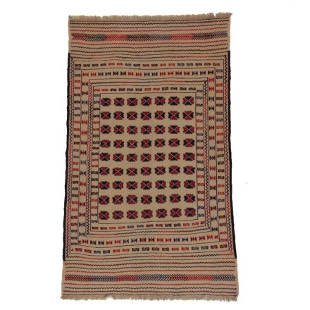 Covor kilim nomadic afgan Adarskan 112x184 covor de perete țesut manual