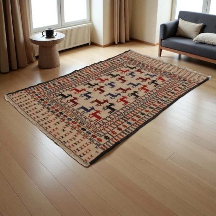 Covor kilim nomadic afgan Adarskan 120x186 covor de perete țesut manual