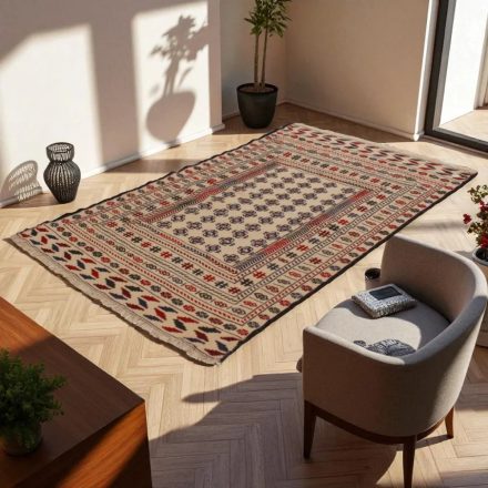 Covor kilim nomadic afgan Adarskan 116x193 covor de perete țesut manual