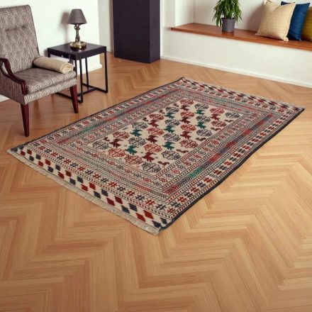 Covor kilim nomadic afgan Adarskan 127x197 covor de perete țesut manual