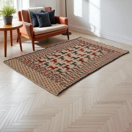 Covor kilim nomadic afgan Adarskan 115x198 covor de perete țesut manual
