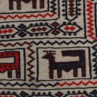 Covor kilim nomadic afgan Adarskan 129x208 covor de perete țesut manual